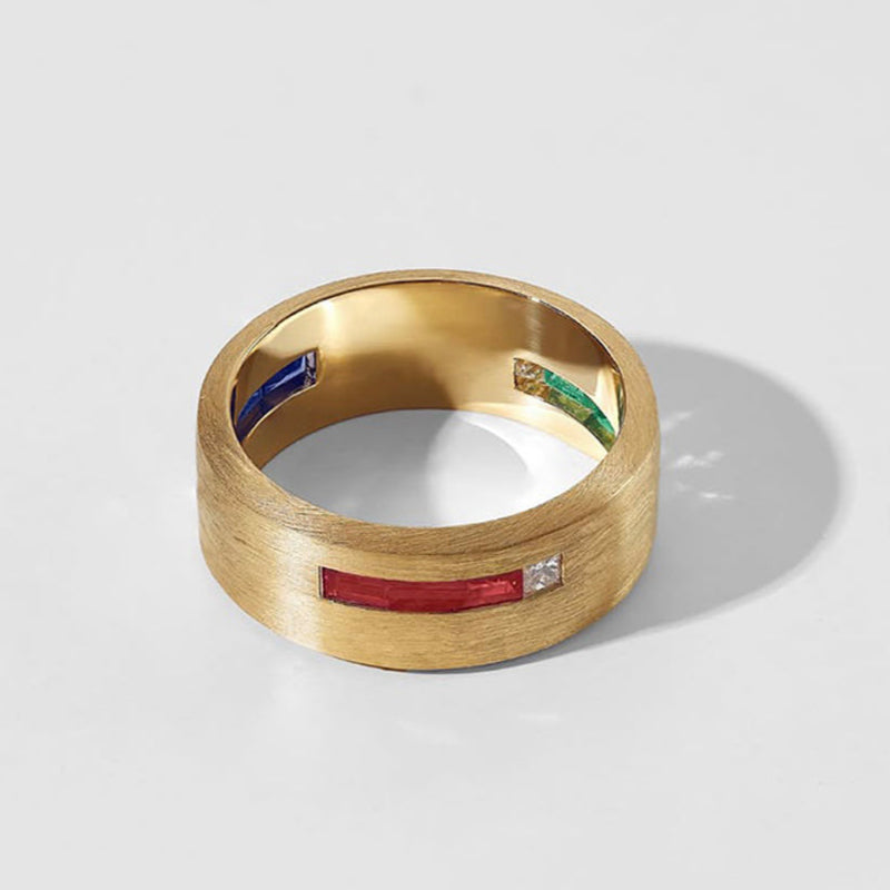 Auric Charms Signature Natural Diamond Engagement Ring