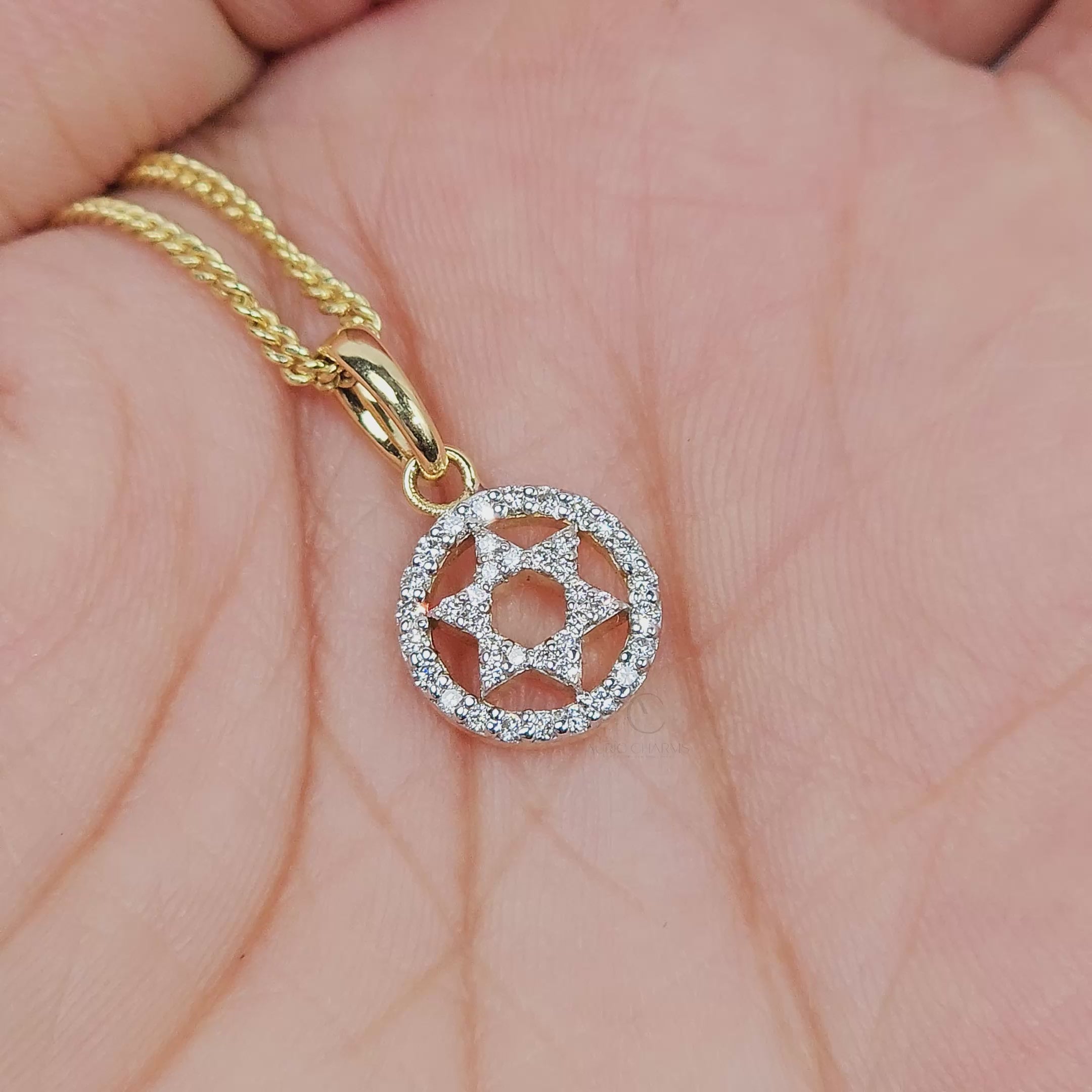 Star Diamond Watch Charm