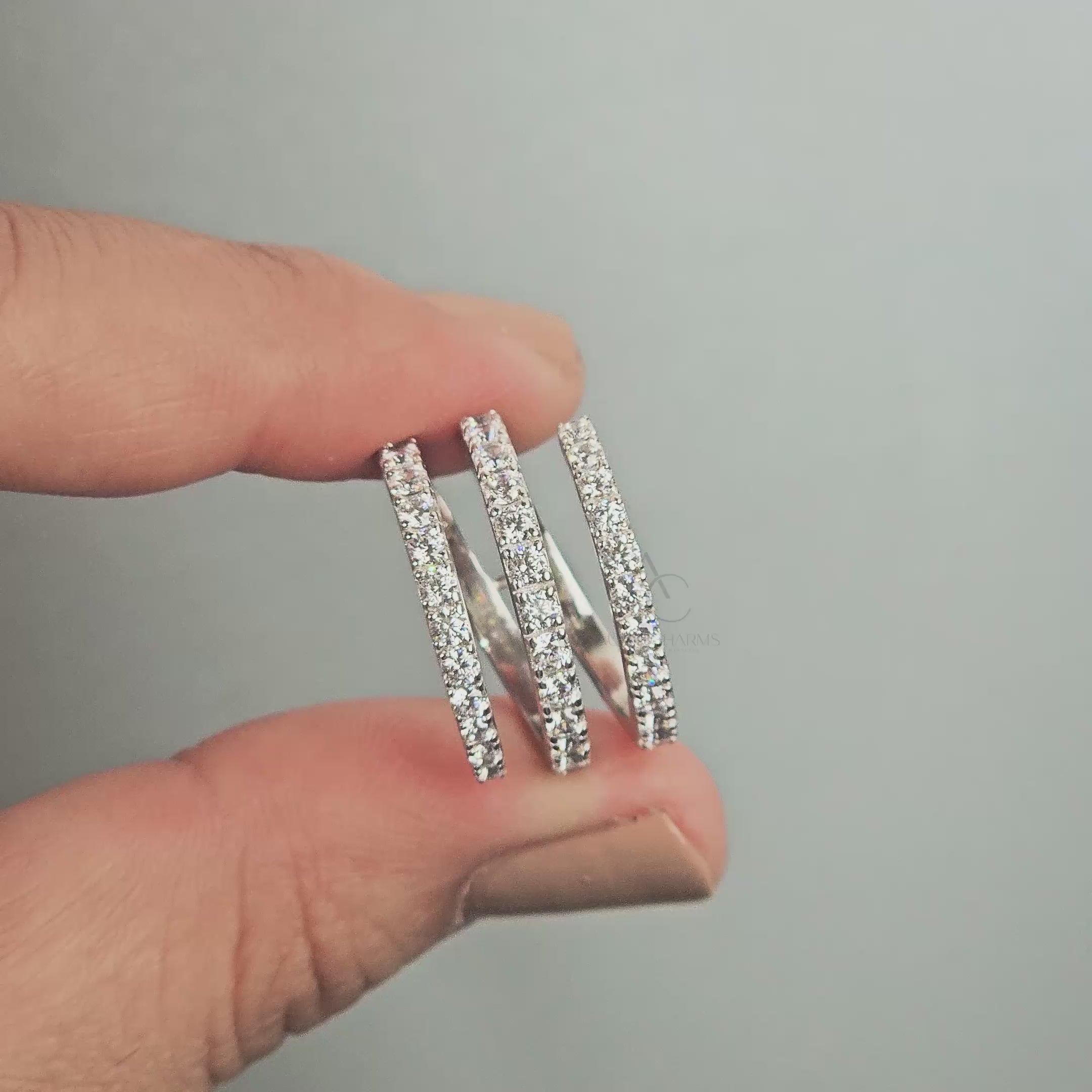 Monroe Spiral Curl Lab-Grown Diamond Ring