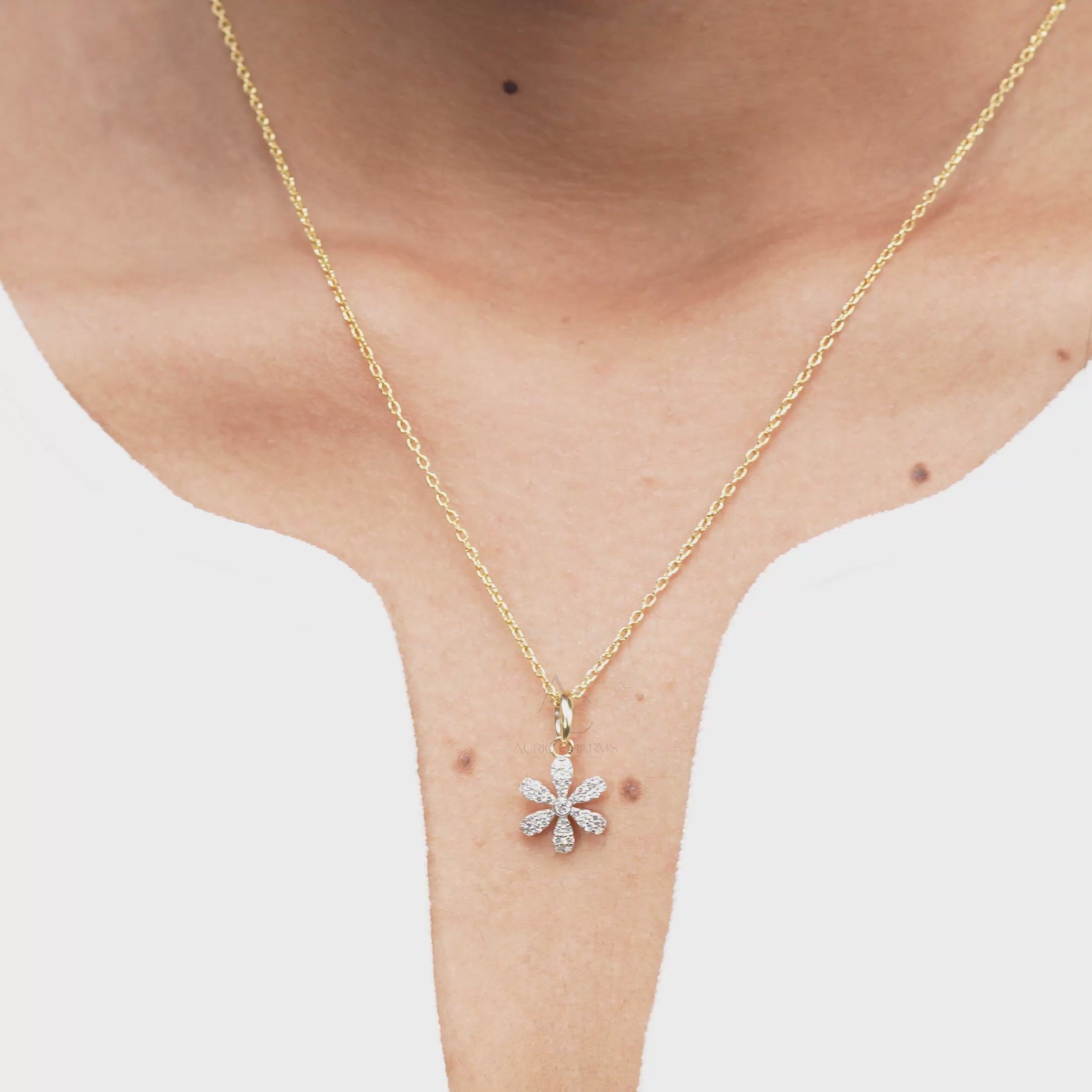 Pavé Butterfly Diamond Pendant