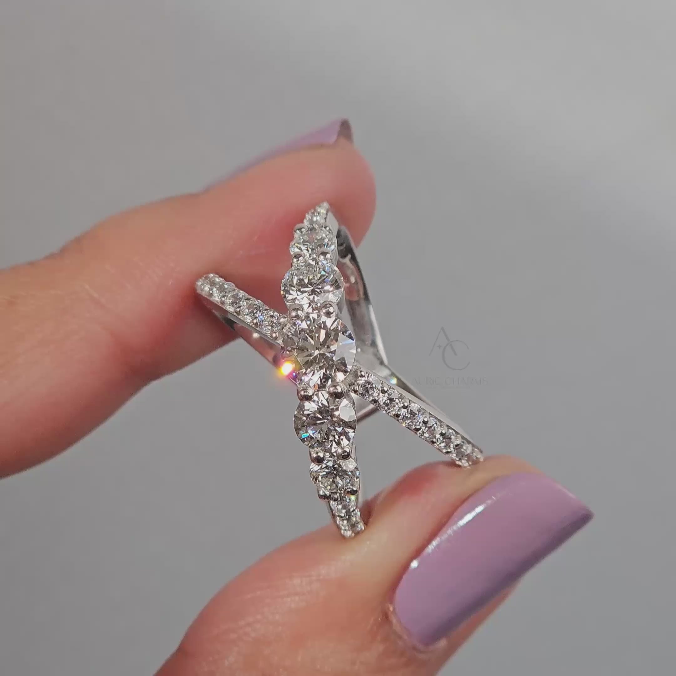 Zendaya X Signature Crossover Diamond Ring